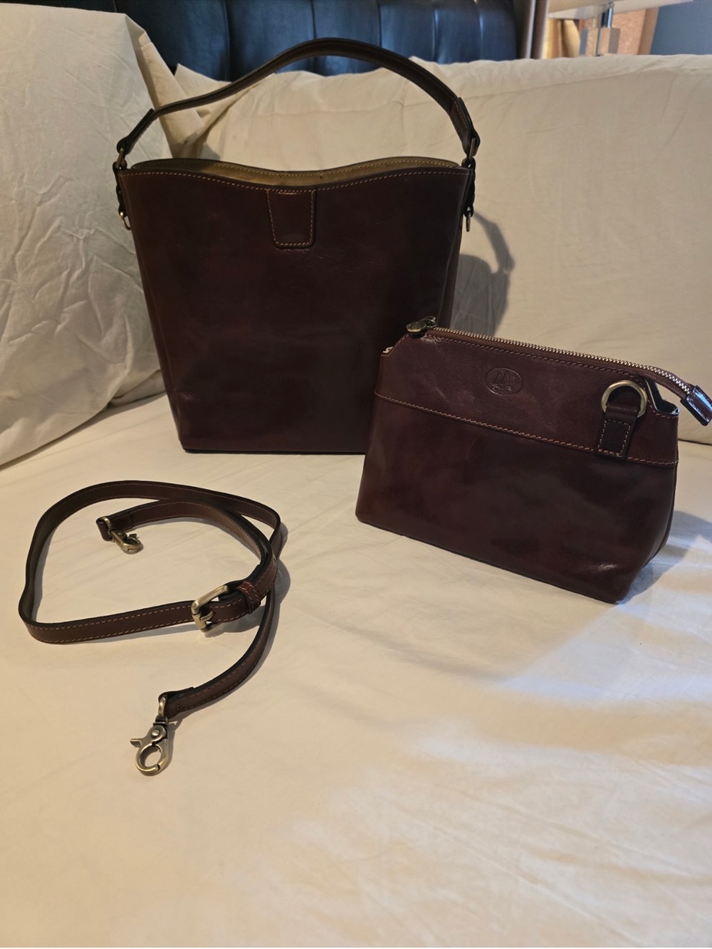 Two bags from Italy bought on trip excellent condition